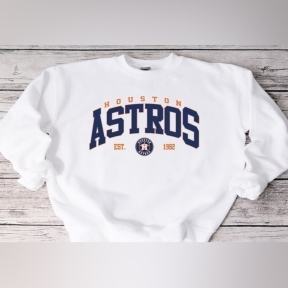 Astros Vintage Logo Crewneck